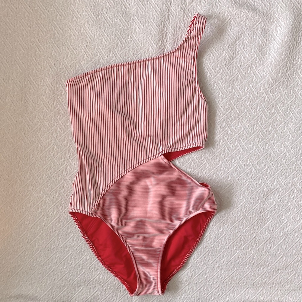 Seafolly One Shoulder Cut-Out Swimsuit